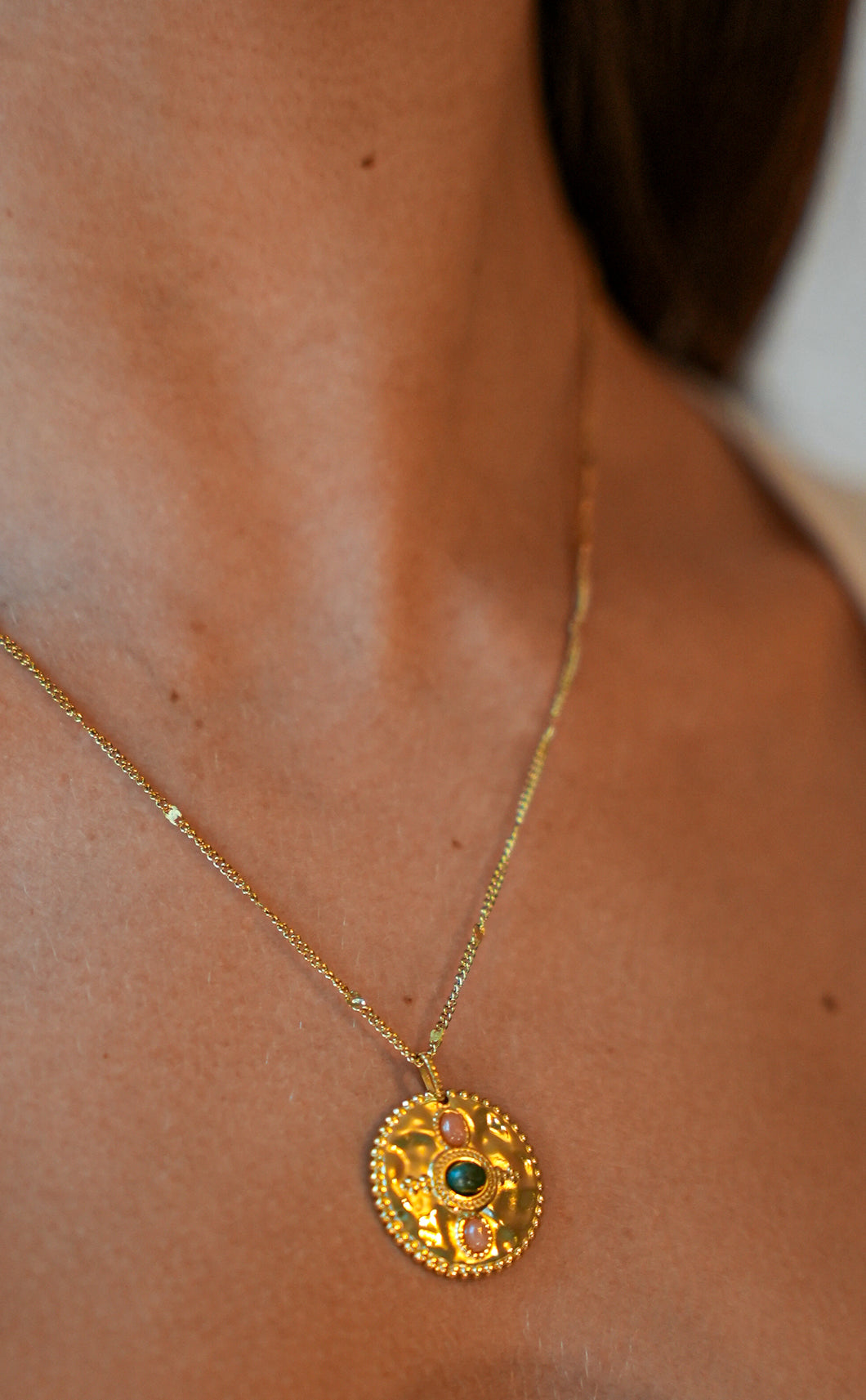 Collier DADOU - Agathe orange