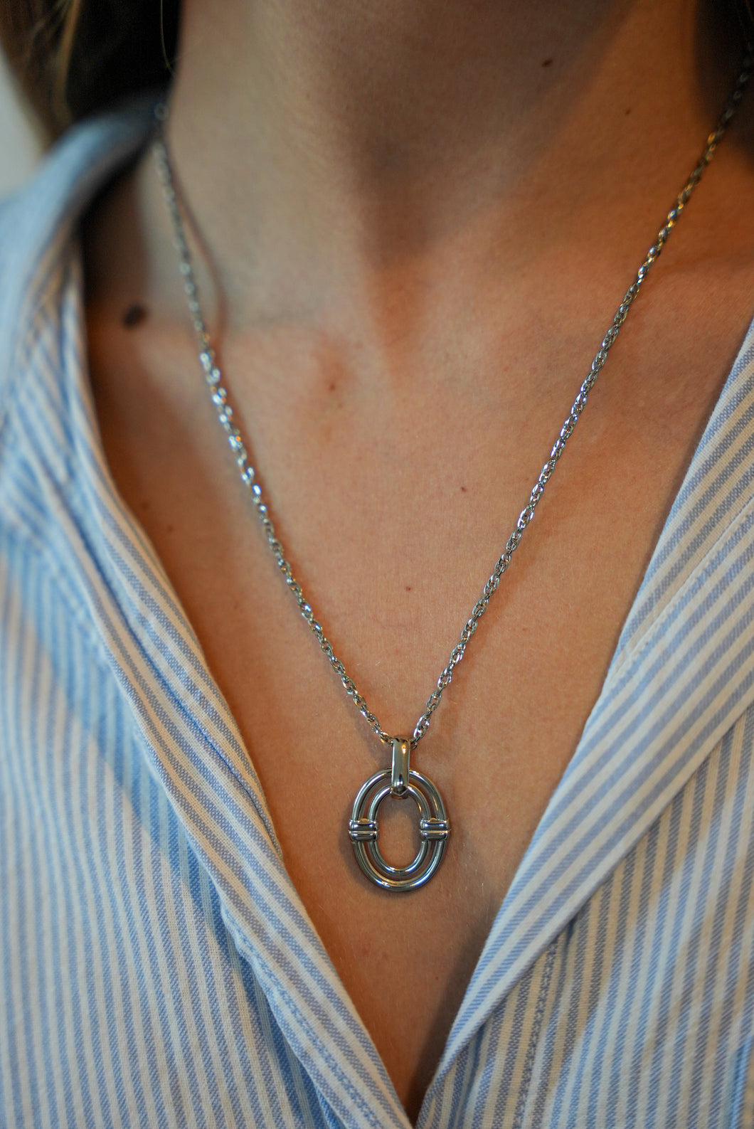Collier YSEULT argenté